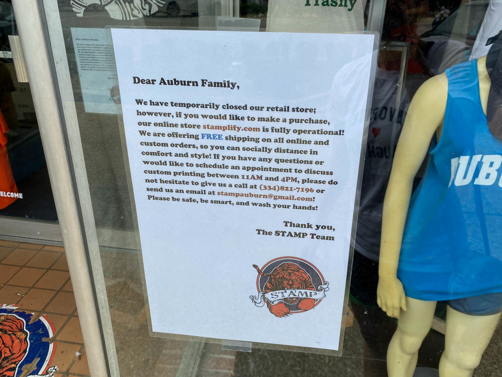 Signs of the times of the COVID-19 pandemic in Lee County